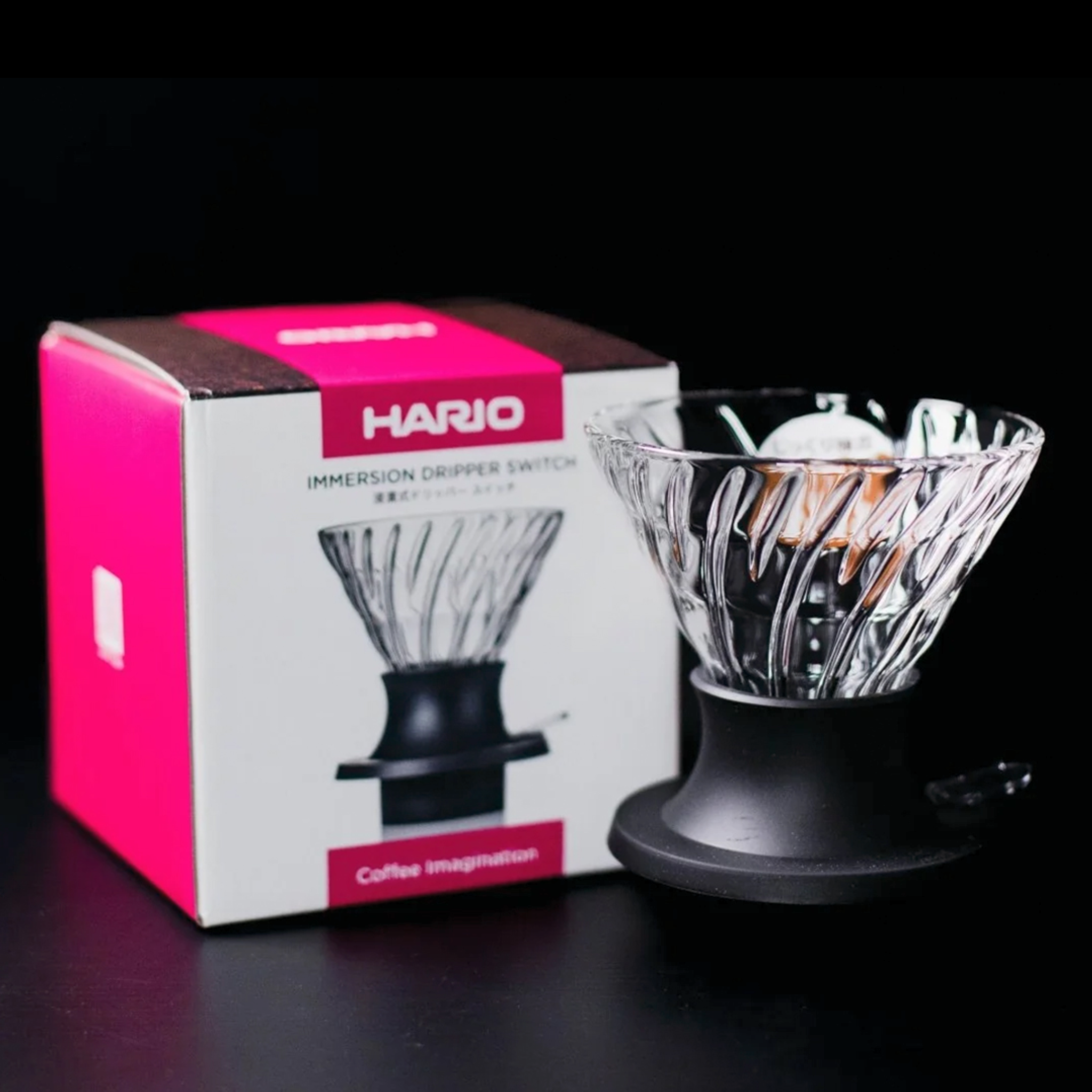 Hario V60 Immersion Dripper Switch 02 – Glass (1–4 Cups)