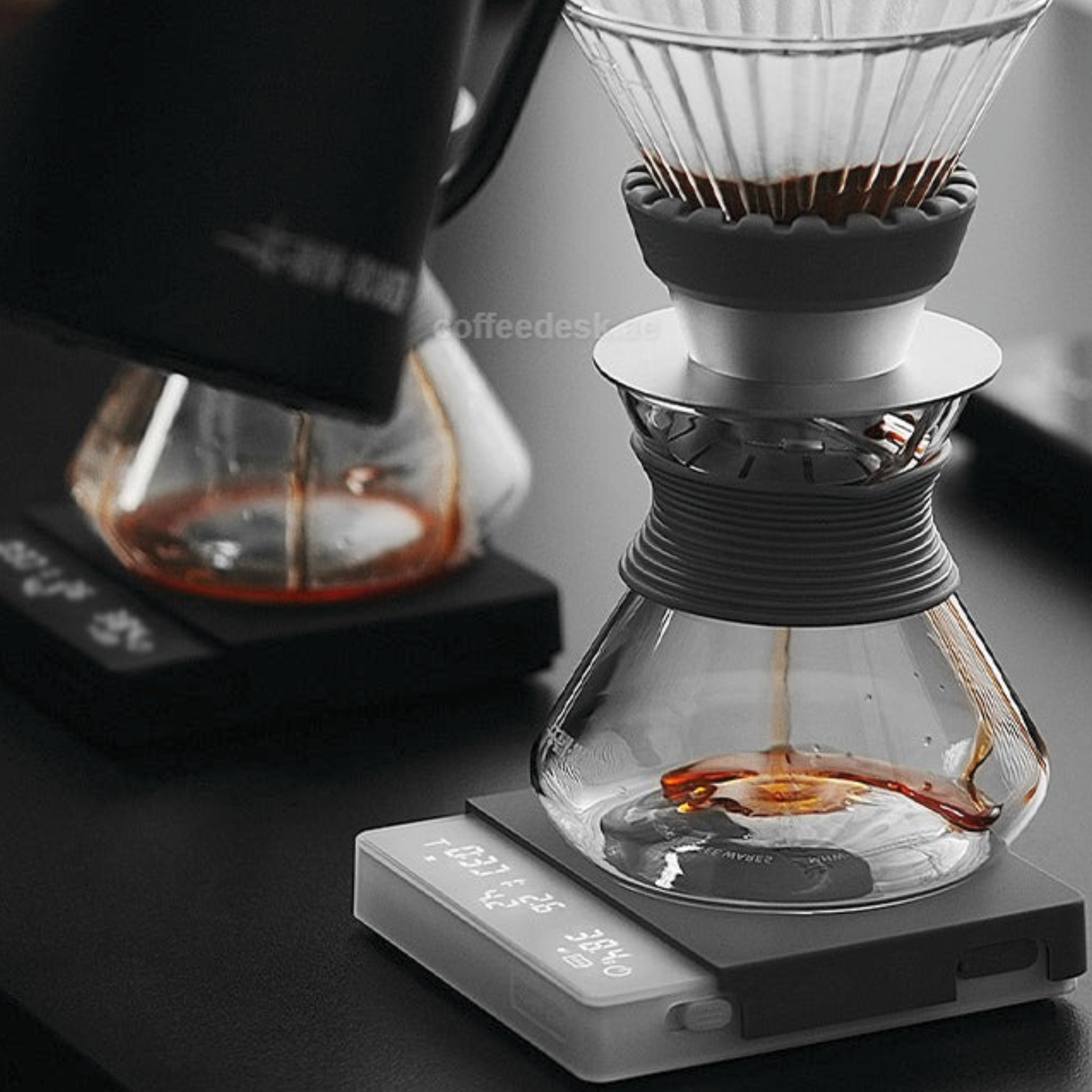 MHW-3BOMBER Cube Coffee Scale 3.0 Pro with Timer – Black