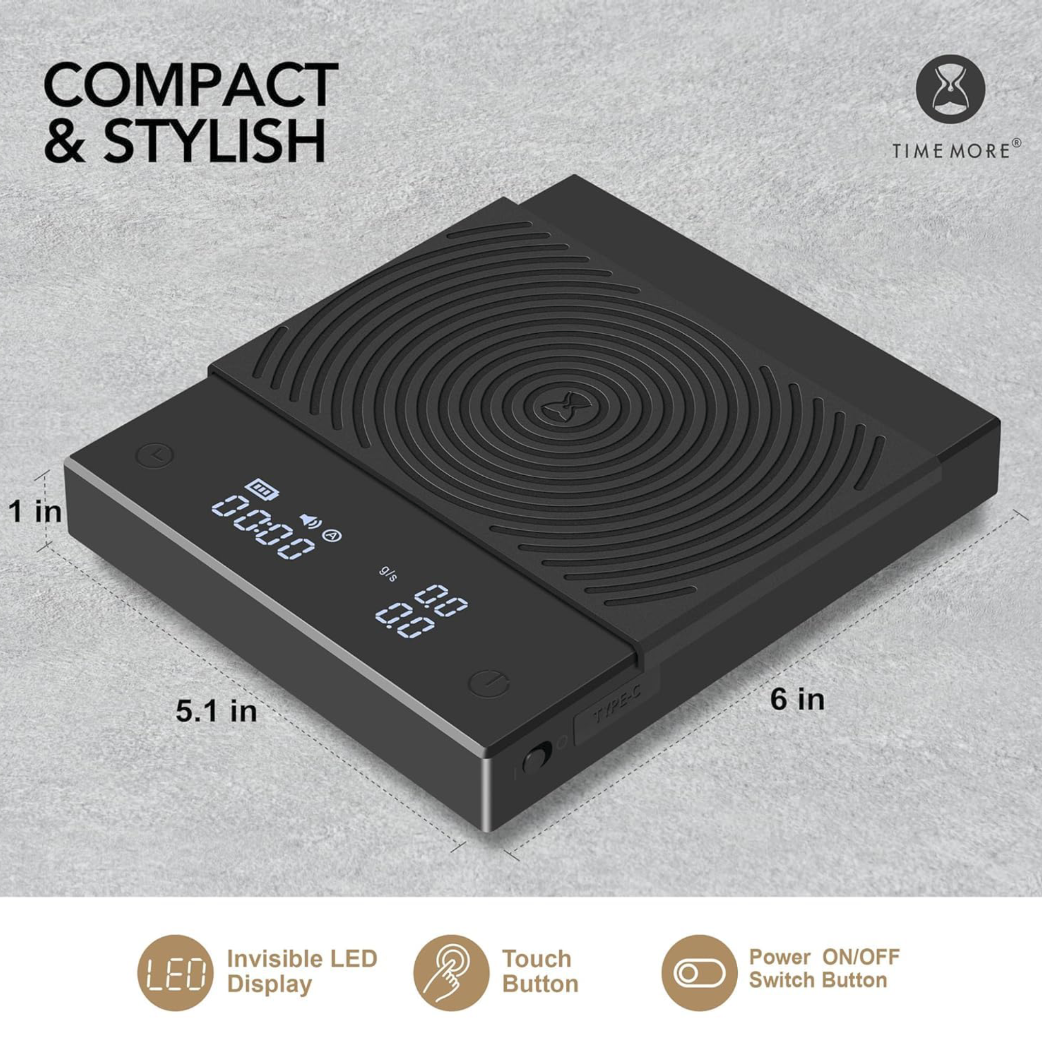 Timemore Black Mirror Basic 2.0 Coffee Scale – Black