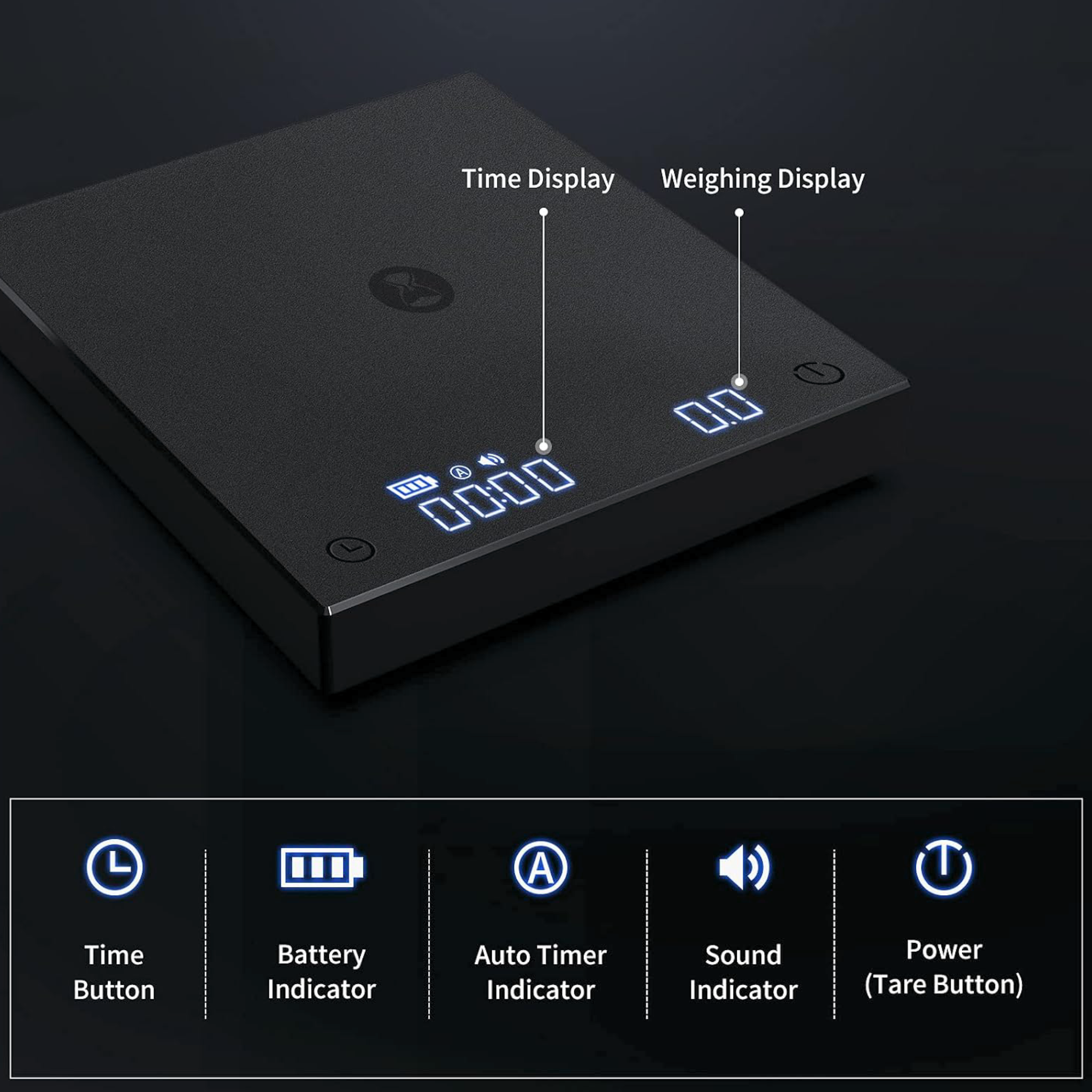 Timemore Black Mirror Basic 2.0 Coffee Scale – Black