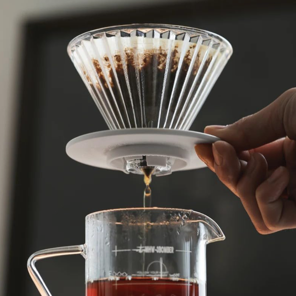 MHW-3BOMBER Elf Glass Pour Over Coffee Dripper – Clear