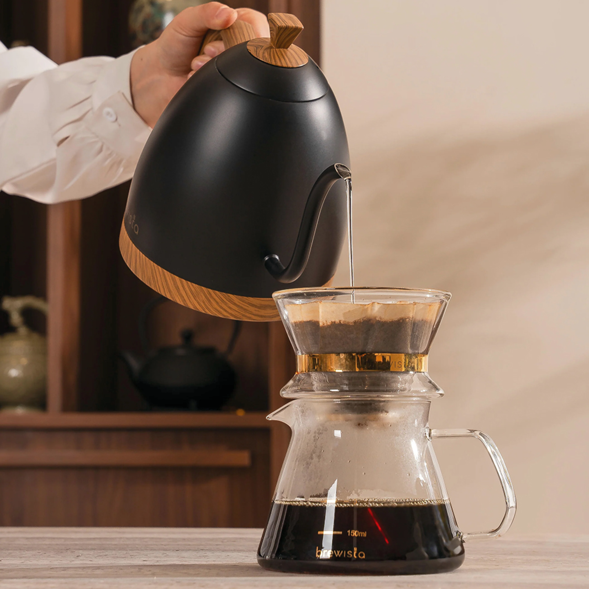 Brewista Artisan Variable Temperature Electric Gooseneck Kettle 1.0L – Matte Black