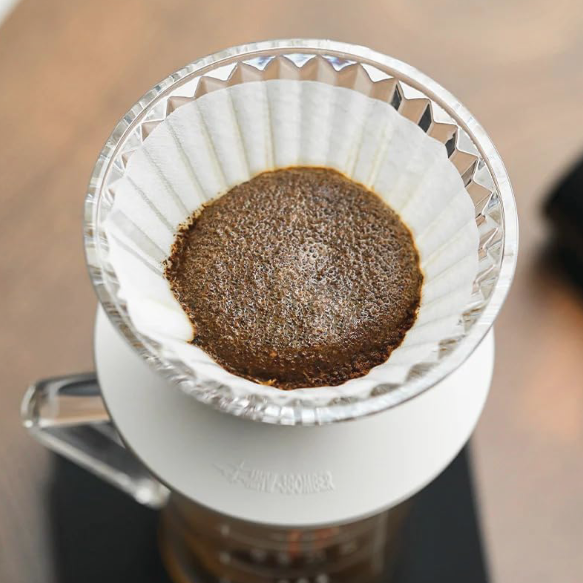 MHW-3BOMBER Elf Glass Pour Over Coffee Dripper – Clear