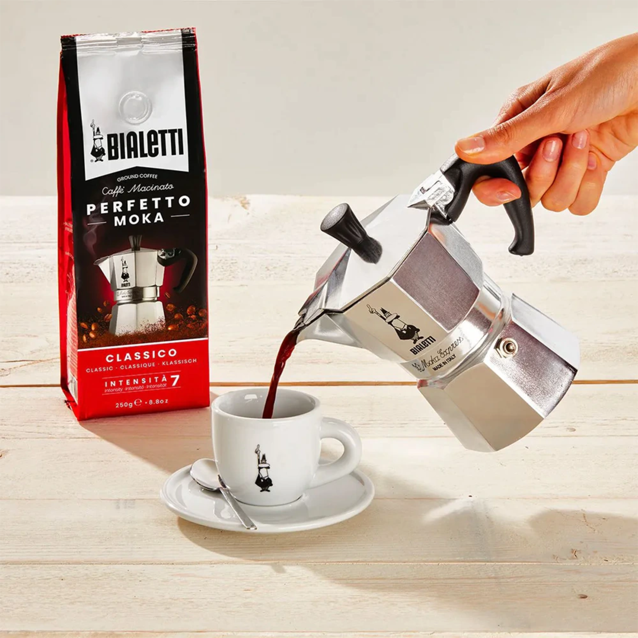 Bialetti Moka Express Stovetop Espresso Maker – Aluminium