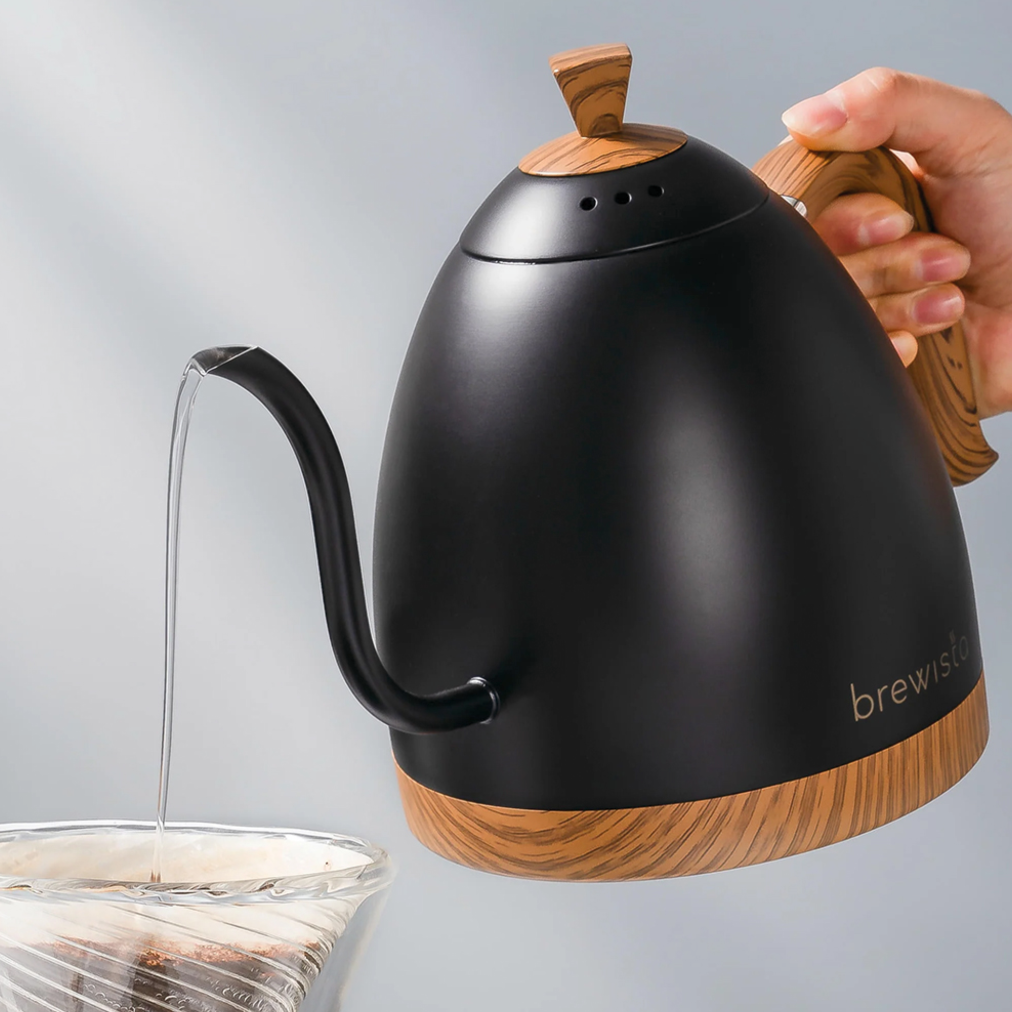 Brewista Artisan Variable Temperature Electric Gooseneck Kettle 1.0L – Matte Black