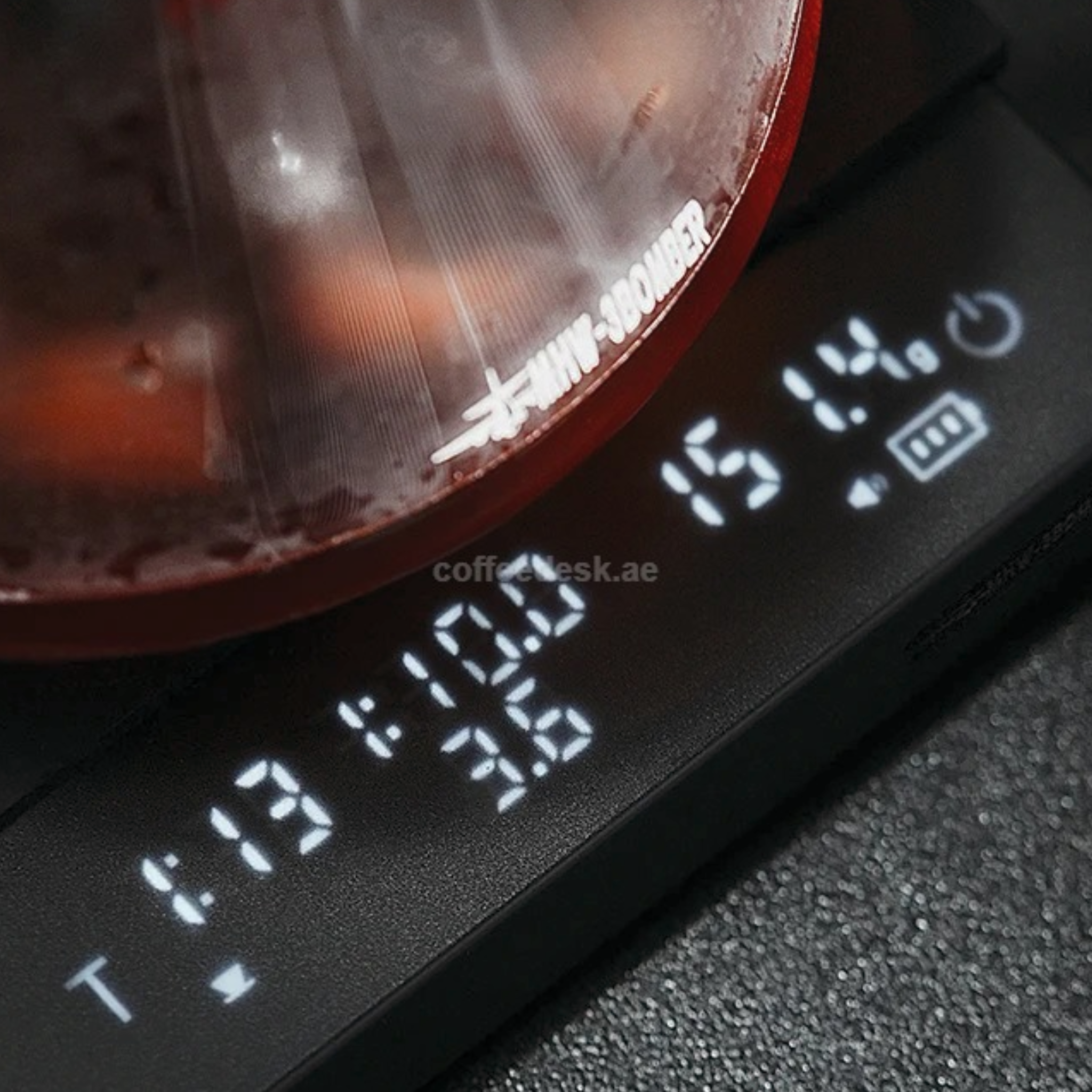 MHW-3BOMBER Cube Coffee Scale 3.0 Pro with Timer – Black