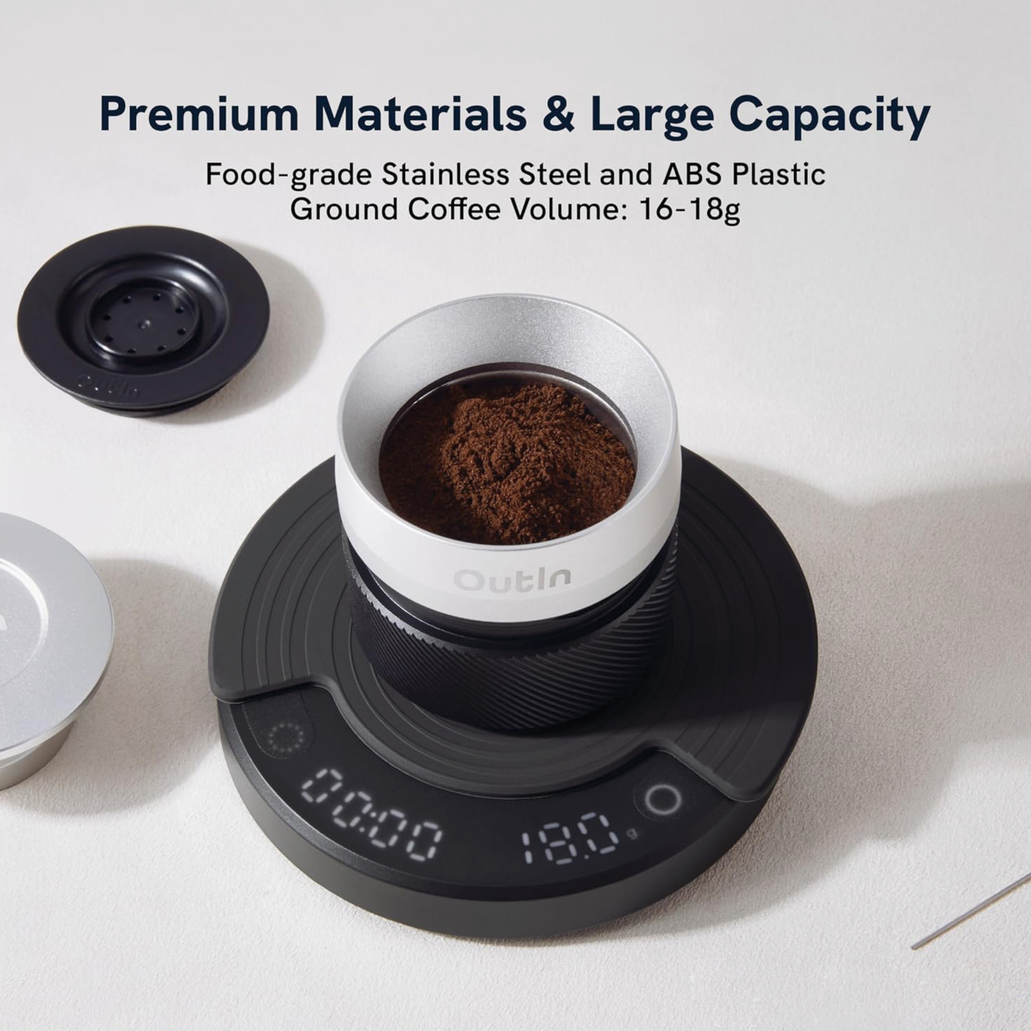 OUTIN Nano Basket Plus – Ground Coffee Basket for OUTIN Nano