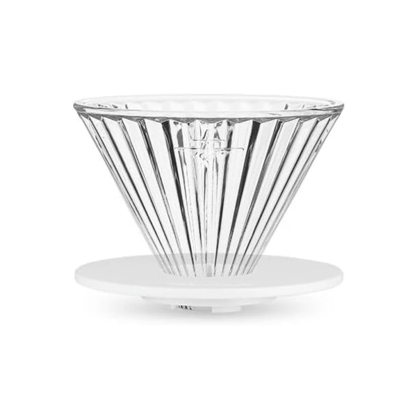 MHW-3BOMBER Elf Glass Pour Over Coffee Dripper – Clear